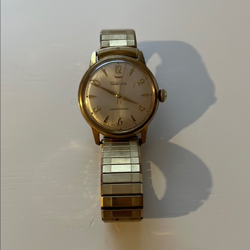 Vintage 1960s Waltham Swiss Made Unisex Watch Needs Battery
